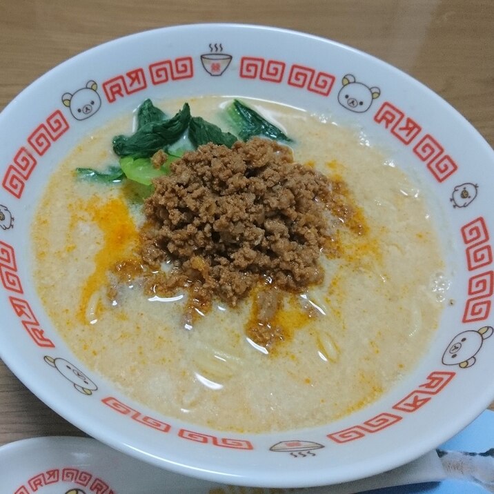 お家で手作り！豆乳担々麺